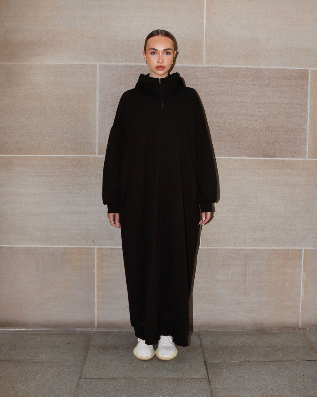 Serenity Maxi Jacket Black