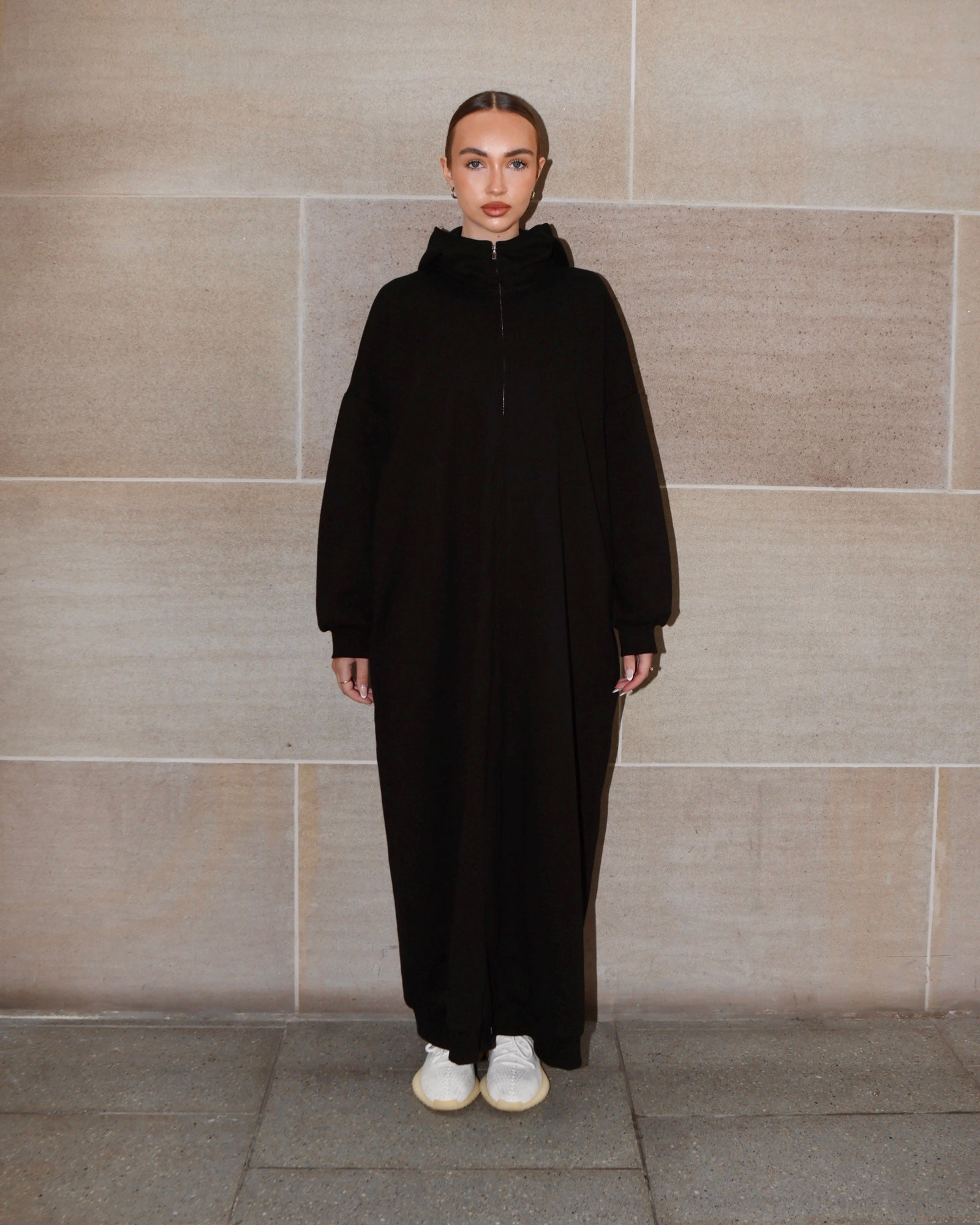 Serenity Maxi Jacket Black