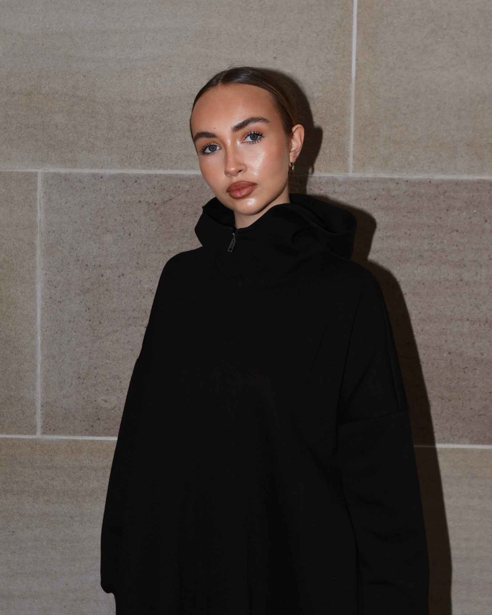 Serenity Maxi Jacket Black