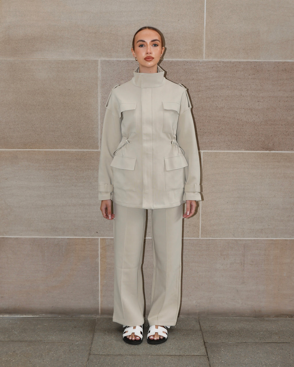 Aura Jacket Sandstone Beige