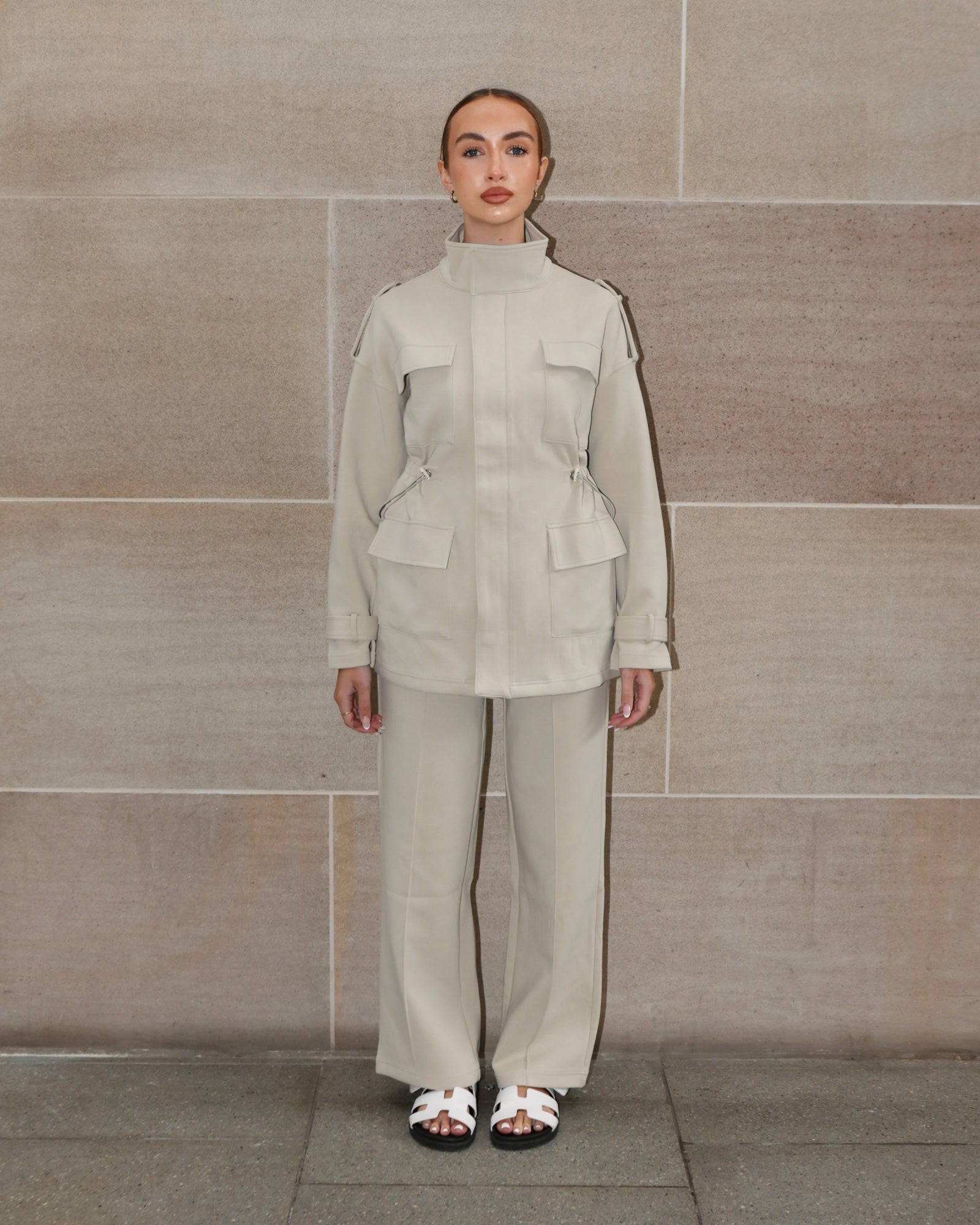 Aura Jacket Sandstone Beige