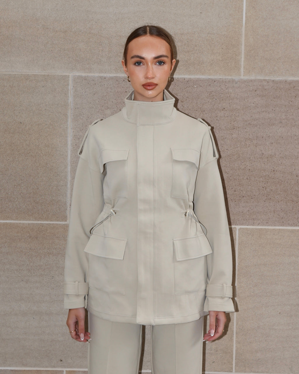 Aura Jacket Sandstone Beige