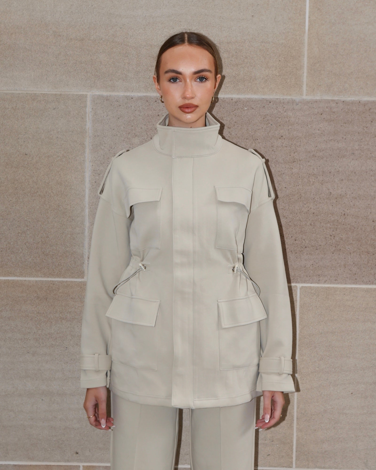 Aura Jacket Sandstone Beige