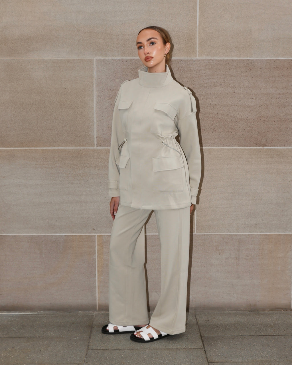 Aura Jacket Sandstone Beige