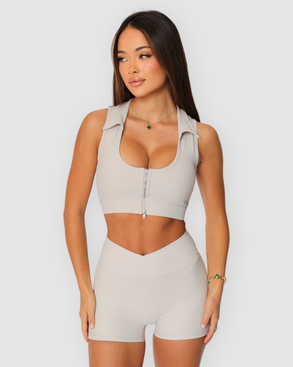 Coconut Biker Shorts