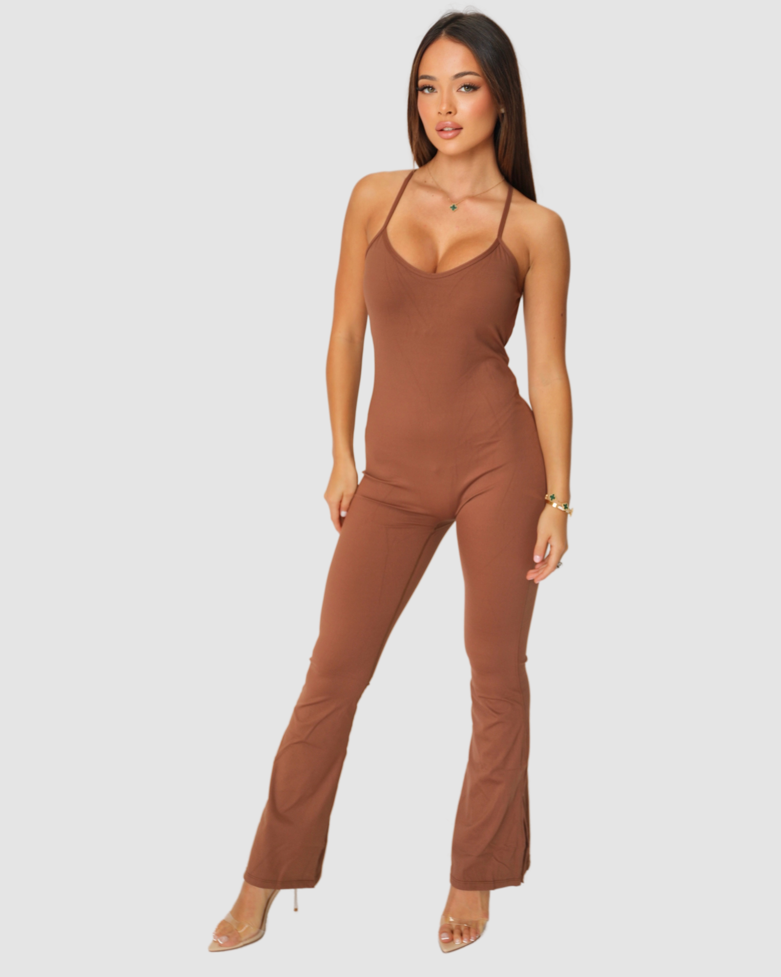 Brown Jumpsuit