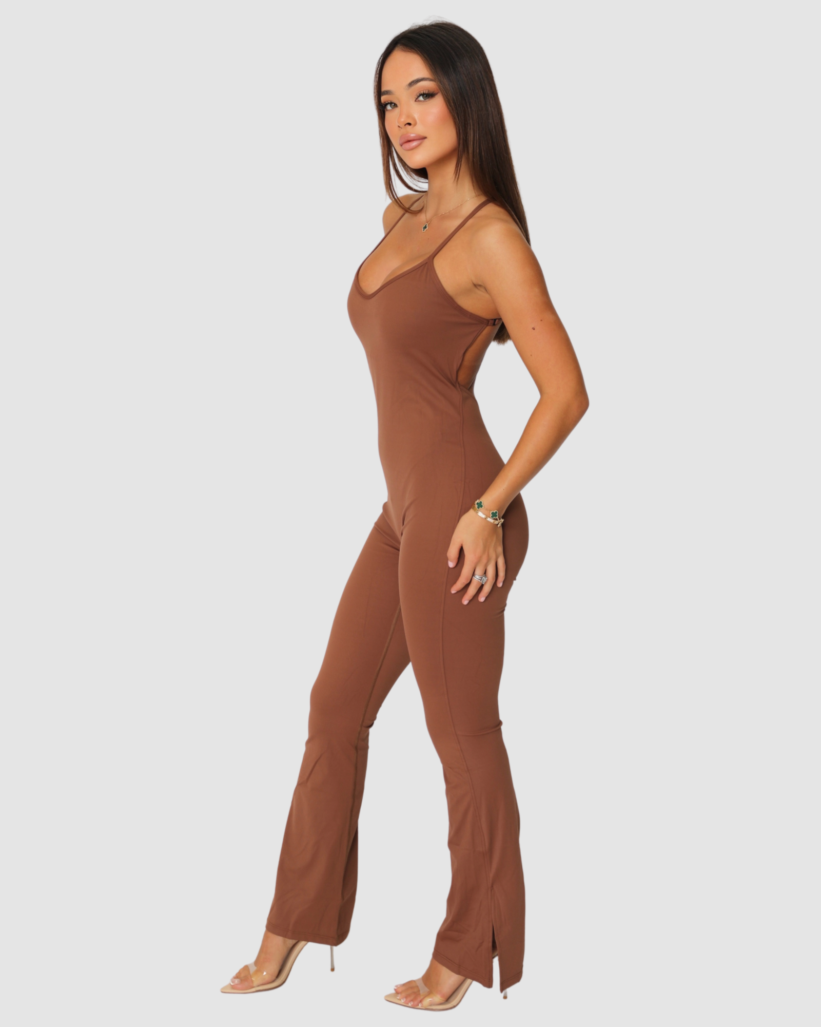 Brown Jumpsuit